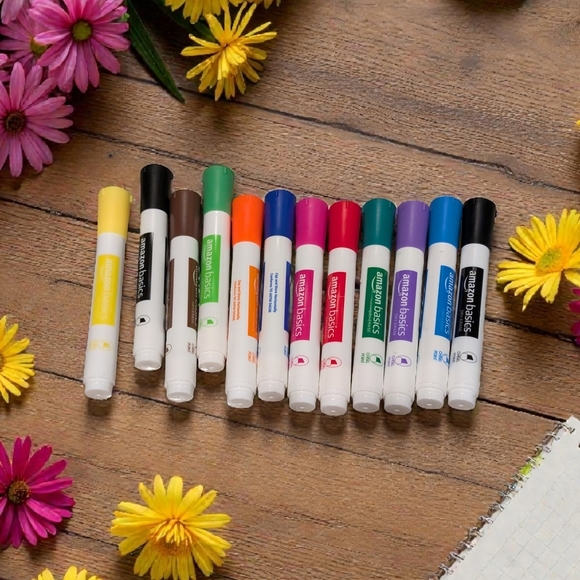 Amazon Basics Other - Amazon Basics Assorted Dry Erase Markers (EUC)